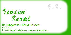 vivien kerpl business card